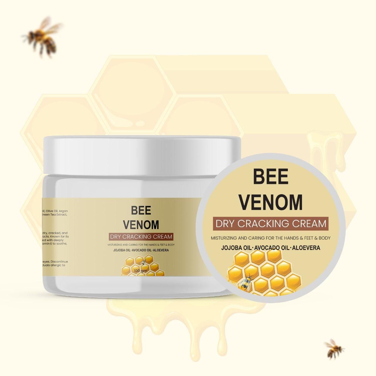 Bee Venom Dry Cracking Cream 100 gm Pack of 1